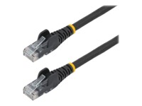 StarTech.com 3m LSZH CAT6 Cable, 10 Snagless RJ45 100W Network Patch Cord Strain Relief, CAT 6 10GbE UTP, Black, Individually Tested/ETL, Low Smoke Zero Halogen - Category 6 - 24AWG (N6LPATCH3MBK) CAT 6 Ikke afskærmet parsnoet (UTP) 3m Patchkabel Sort