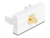 Delock Easy 45 Module RP-SMA female to RP-SMA female white