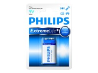 Philips ExtremeLife+ 9V Standardbatterier