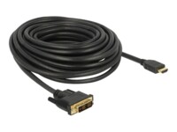 Delock Videoadapterkabel 10m Sort
