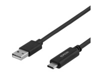 DELTACO USB Type-C kabel 2m Sort