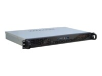 Inter-Tech IPC 1U-K-125L Rackversion Mini ITX Sort Grå