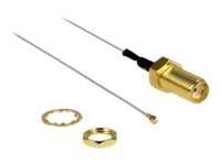 DeLOCK Koaksial 20cm Antennekabel Grey