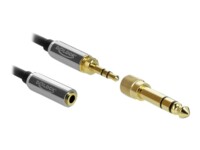 Delock Audiokabelpakke Sort