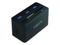 LogiLink USB 3.0 Hub with All-in-One Card Reader Sort