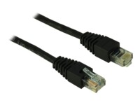 Inter-Tech CAT 5 Ikke afskærmet parsnoet (UTP) 10m Patchkabel Sort