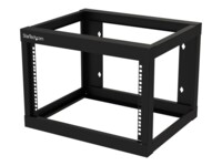 StarTech.com 6U 19' Wall Mount Network Rack 19' Deep 2 Post Open Frame for Server Room Data/AV/IT/Communication/Computer Equipment/Patch Panel Cage Nuts/Screws Hook/Loop, Cisco 2960 - 19 Inch Wallmount Rack (RK619WALLO) Rack Sort