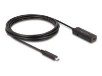 Delock USB Type-C forlængerkabel 3m Sort