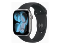 Apple Watch Series 11 (GPS + Cellular) 46 mm Sort Grå SmartWatch