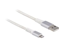 Delock Lightning-kabel 3m Hvid