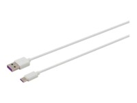SAVIO CL-126 USB Type-C kabel 1m Hvid