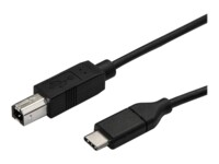 StarTech.com USB C to USB B Printer Cable - 10 ft / 3m - USB C Printer Cable - USB C to USB B Cable - USB Type C to Type B (USB2CB3M) USB Type-C kabel 3m Sort