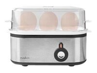 Nedis Æggekoger 210W Sort/aluminum