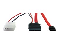Inter-Tech Seriel ATA-kabel Rød 30cm