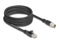 DeLOCK CAT 5e S/FTP 5m Netværkskabel Sort