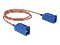 DeLOCK Antennekabel Koaksial 50cm Brun