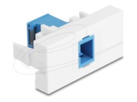 Delock Easy 45 Module SC Simplex female to SC Simplex female with laser protection flip inside blue / white