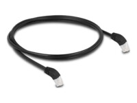DeLOCK CAT 6a S/FTP 1m Patchkabel Sort
