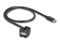 Delock USB Type-C kabel 0.5m Sort
