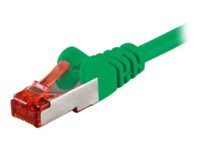 Goobay CAT 6 S/FTP CU 0,25m Green