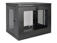Eaton Tripp Lite Series 9U Wall Mount Rack Enclosure Server Cabinet w/ Acrylic Glass Front Door Rack Sort