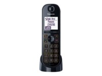 Panasonic KX-TGQ200 Trådløs digitaltelefon Ingen nummervisning Sort