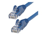 StarTech.com 1m LSZH CAT6 Cable, 10 Snagless RJ45 100W Network Patch Cord Strain Relief, CAT 6 10GbE UTP, Blue, Individually Tested/ETL, Low Smoke Zero Halogen - Category 6 - 24AWG (N6LPATCH1MBL) CAT 6 Ikke afskærmet parsnoet (UTP) 1m Patchkabel Blå