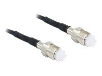 DeLOCK RF-kabel 2m Sort Sort