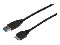 ASSMANN USB-kabel 1m Sort