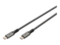 DIGITUS USB Type-C kabel 3m Sort