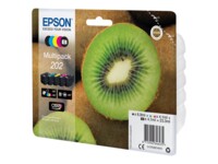 Epson Multipack 202 Sort Gul Cyan Magenta Foto-sort Blæk C13T02E74010