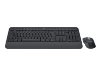 Logitech Signature MK650 Combo for Business Sæt med mus og tastatur Pressestempel Trådløs UK