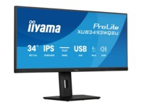 iiyama ProLite XUB3493WQSU-B6 34' IPS 3440 x 1440 (UltraWide) HDMI DisplayPort 120Hz