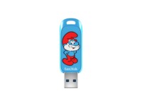 SanDisk Smurfs 128GB USB 3.2 Gen 1 Blå