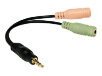 LogiLink Lyd adapter 15cm Sort