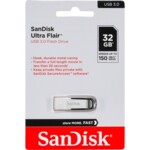 SanDisk Ultra Flair 32GB USB 3.0 USB stick Sølv