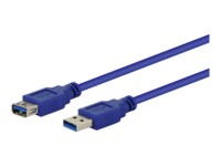 Gembird CCP-USB3-AMAF-10 USB forlængerkabel 3m Blå