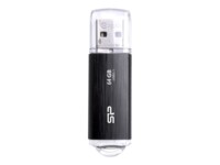 SILICON POWER Blaze B02 64GB USB 3.1 USB stick Sort Transparent