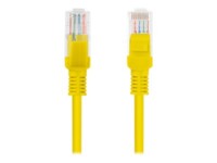 Lanberg CAT 5e Ikke afskærmet parsnoet (UTP) 10m Patchkabel Gul RAL 1028