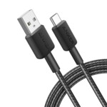 Anker 322 USB Type-C kabel 1.8m Sort