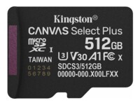 Kingston Canvas Select Plus microSDXC UHS-I Memory Card 512GB 150MB/s