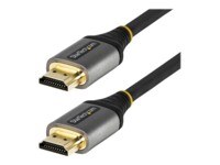 StarTech.com 13ft (4m) Premium Certified HDMI 2.0 Cable - High-Speed Ultra HD 4K 60Hz HDMI Cable with Ethernet - HDR10, ARC - UHD HDMI Video Cord - For UHD Monitors, TVs, Displays - M/M HDMI-kabel med Ethernet 4m Sort Grå