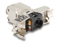 DeLOCK CAT 6a Afskærmet parsnoet (STP) Netværkskobling Sølv