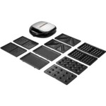 Adler Multifunctional baking device 5 in 1 AD 3040 Black, inox, Number of plates 5, Ceramic coating