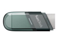 SanDisk iXpand Flip 64GB USB 3.1 Gen 1 / Apple Lightning USB stick Sort Sølv