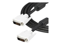 StarTech.com 2m DVI-D Dual Link Cable - Male to Male DVI-D Digital Video Monitor Cable - 25 pin DVI-D Cable M/M Black 2 Meter - 2560x1600 (DVIDDMM2M) DVI-kabel 2m Sort