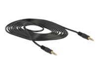 Delock Audiokabel 2m Sort