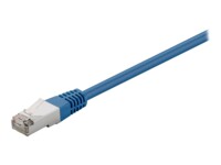 goobay CAT 5e Foldet uskærmet snoet par (F/UTP) 5m Patchkabel Blå