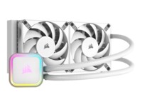 CORSAIR iCUE H100i RGB ELITE Processors flydende kølesystem 1-pack Hvid 120 mm