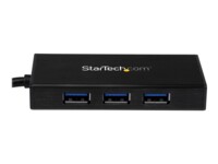 StarTech.com USB 3.0 Hub with Gigabit Ethernet Adapter - 3 Port - NIC - USB Network / LAN Adapter - Windows & Mac Compatible (ST3300GU3B) Sort
